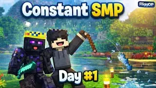 Constant SMP Day #1 | Minecraft New SMP Start 😆 | Fligg and ft.@Devthelegendofficial