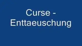 Curse - Enttaeuschung