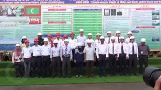 President and First Lady visits &ldquo;China Maldives Friendship&rdquo; bridge site