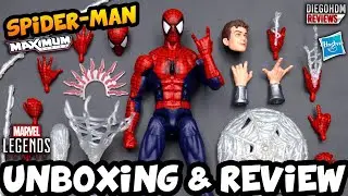 SPIDER-MAN MAXIMUM SERIES Marvel Legends VALE A PENA? Unboxing e Review