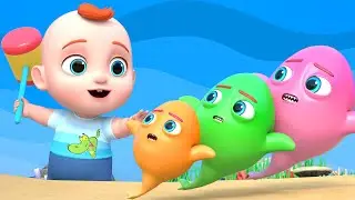 Baby Shark Colorful Eggs - 🌊 WaterCity Mystery | Leo Nursery Rhymes & Kids Songs