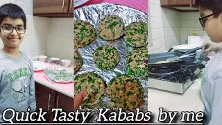Quick Tasty Kababs by a Kid Chef | simple easy recipe by Ayan | Ramzan quick recipe Kababs