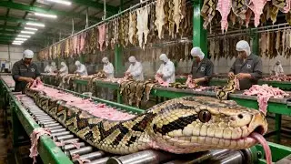 Why a Snake Leather Bag Costs $10,000? 😱 Inside the Secret Factory