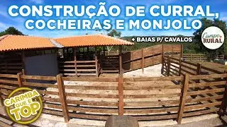 CONSTRU&Ccedil;&Atilde;O DE CURRAL TOP , COCHEIRAS E MONJOLO + BAIAS P CAVALOS