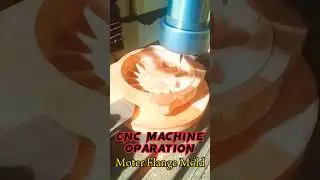 CNC Machine | Moter Flange Mold #shortsfeed #shortsvideo #usa #maths #cnc #lathe #automobile #india