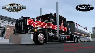 (ATS 1.43)Peterbilt 389 Mega Mod by pinga + Mac Simizer Dump Sartana Modding + Zeemods Cat16