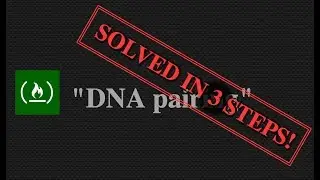 FreeCodeCamp - DNA pairing - SOLVED IN 3 EASY STEPS!