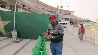 vip boxes near pavilion end in Rawalpindi cricket stadium| pindi cricket stadium renovation updates