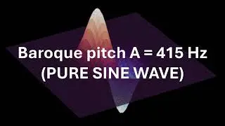 A415 Baroque Tuning Note &ndash; Perfect Sine Wave (Historical Pitch Reference)
