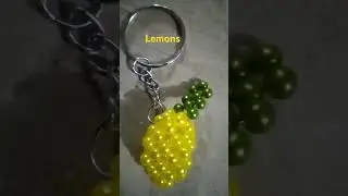 beads lemon Keychain