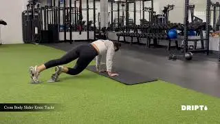 Cross Body Slider Disc Knee Tucks