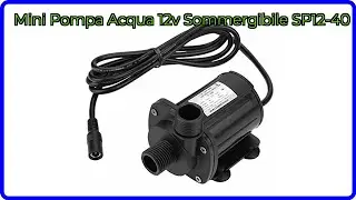 RECENSIONE (2025) : Mini Pompa Acqua 12v Sommergibile SP12-40. DETTAGLI ESSENZIALI