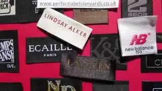 Custom Designer Clothing Labels, Damask Woven Labels, Satin Designer Woven Labels - Low Minimum