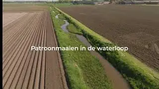Patroonmaaien maakt waterlopen klimaatbestendiger