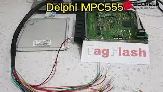 TagFlash Read and Write Delphi MPC555 BDM mode