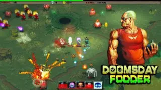 Heroes Deckbuilding in this Bullet-Hell Survival Game | Doomsday Fodder (Demo)