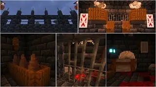 Minecraft | 20+ Scariest DUNGEON Build Hacks and Ideas!