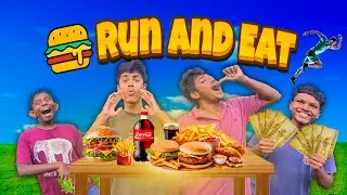 Run And Eat Challange 🤤 | දුවගෙන ගිහිම් වේගයෙන් කමූ සල්ලි දිනමූ 🤭💸