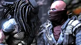 Predator vs Bounty Hunter Erron Black (Hardest AI CPU) - Mortal Kombat X