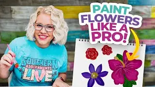 Learn How to Paint the Perfect Spring Flowers | Simple Floral Painting Tutorial