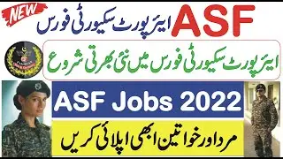 Airport Security Force jobs update  | ASF Jobs Latest | jobs in ASF 2022 | online Apply