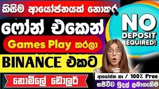 Earn money online sinhala | free usdt earning app | online jobs at home | free binance usdt 🤑