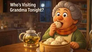 Grandma&rsquo;s Chinese Late Night Tea & Steamed Buns ☕🥟 | Cozy ASMR Animation | No Talking