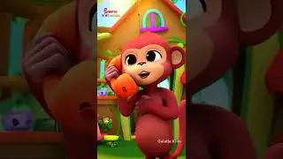 Cinco Monitos - Five Little Monkeys | Spanish Nursery Rhymes for Children's | Galatta Kids | Shorts