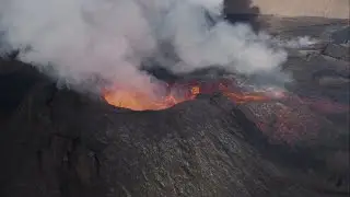 Beautiful Relaxing Music for Meditation | Volcano Eruption