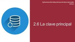 2 6 La clave principal