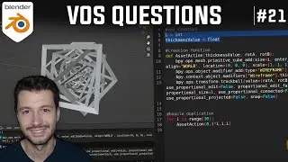 LES BASES DU SCRIPTING EN PYTHON - Blender 4.3 | #21