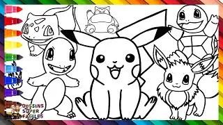 Dessiner et Colorier POKÉMON ⚡⚡⚡🌈 Dessins pour Enfants