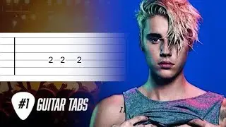 Justin Bieber, Bloodpop - Friends (Guitar Tab tutorial)