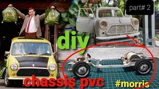 MAKE RC MORRIS MINI COOPER | PART 2 | SHASSIS #mrbean #mobilclassic #cooper