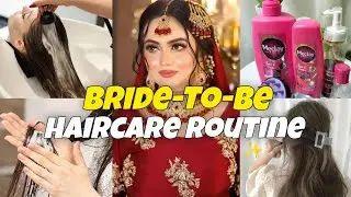 Bride-To-Be Haircare Routine🎀 | Healthy, Shiny, Frizz free & Manageable Hair care secret #haircare 