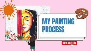 HOW TO MAKE REALISTIC PORTRAIT WITH ACRYLIC PAINT | ART BY SREE |HOW TO DRAW REALISTIC PAINTING 