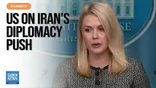 US on Iran's Diplomacy Push: White House Addresses 'Shuttle Diplomacy' Talks | Dawn News English