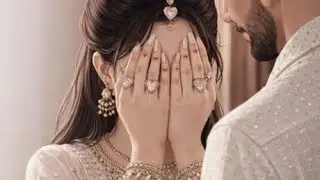 بھائی کے چہرے اور ان کی آنکھوں کی جگمگاتی روشنیوں پر شرارتی نظر ڈال کر اسنے مڑ کر فاطمہ کو دیکھا۔ 