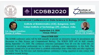 Virtual Conference on Data Science in Biology by IIT Jodhpur [Sept 3-5]: Register by Aug 31