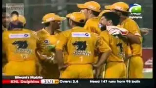 Faysal Bank T20 2011 - Peshawar Vs Karachi Dolphins - Part 1/2 - FULL HIGHLIGHTS (2nd inn)