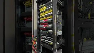 Сборка сетевого шкафа для компьютерной сети и системы видеонаблюдения #datarack #lowvoltage