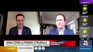 WRGT: Wright State poli-sci expert discusses plans to open the economy