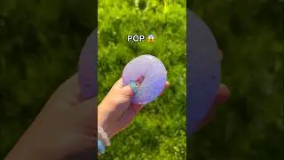 I POPPED My BTS DIY NANO TAPE BUBBLE! 🩷💜🩵 with the WORLD'S LARGEST ORBEEZ! 🌎🫧
