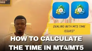 How to calculate the time in mt4/mt5 chart correctly.