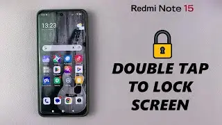 Redmi Note 15 Pro: Как включить/отключить двойное касание для блокировки экрана
