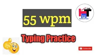 55 wpm speed, Typing Practice,#shorts