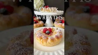 Quark Wreaths Recipe 🫐🤍