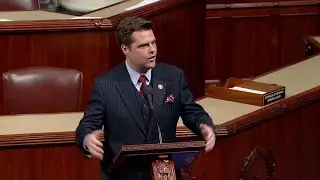 Republican House leader resists punishing Representative Matt Gaetz