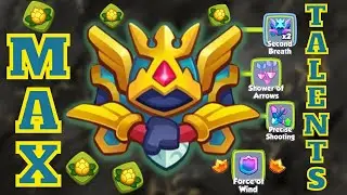 Max lvl Talents Boreas | where is the NEW Grindstone? | Right talents | full video - Rush Royale