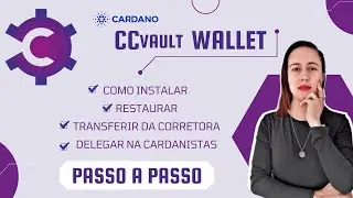Como restaurar uma carteira #cardano usando a Ccvault Como delegar na pool #cardanistas #yoroi #ada